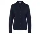 Bild 1 von Blusenshirt mit Knopfleiste, dunkelblau