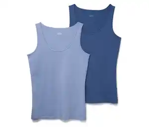 2 Tops, blau/lavendel