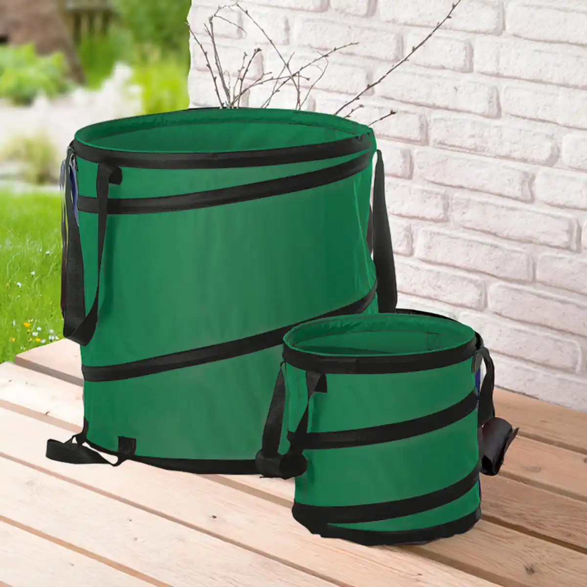 Bild 1 von Powertec Garden Pop-Up Gartenabfallsack 2er-Set