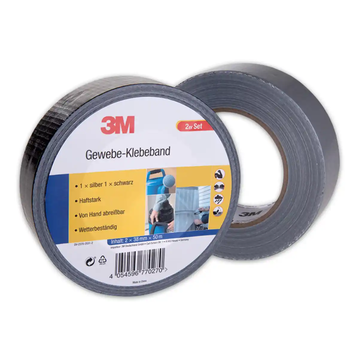 Bild 1 von 3M Gewebe-Klebeband 2er-Set