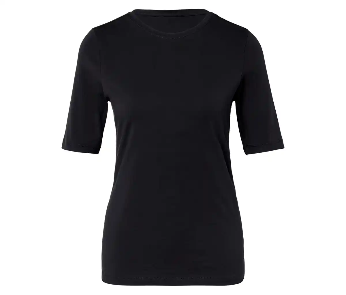 Bild 1 von Basic Halbarmshirt, schwarz