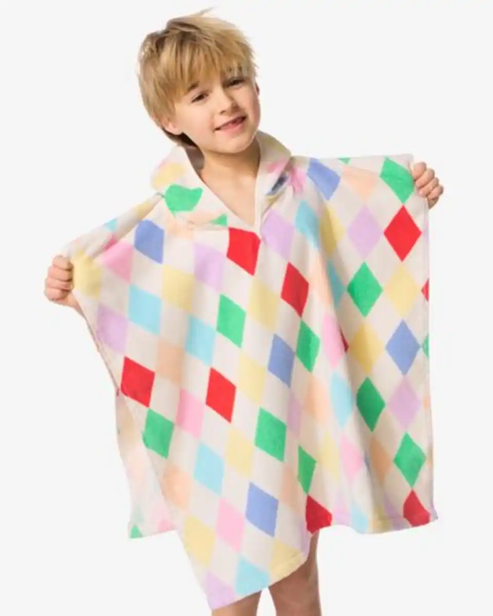 Bild 1 von Kinderponcho, 60 × 60 cm, Velours, Zirkus