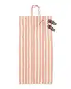 Bild 1 von 2-in-1 Strandtuch und Tasche Velours, mit Streifen, rosa
