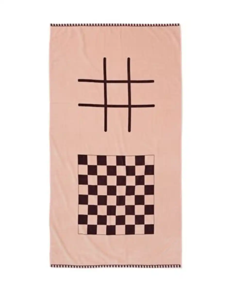 Bild 1 von Strandtuch mit Spiel, 180 × 100 cm, Baumwolle