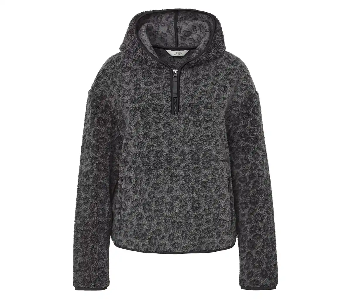 Bild 1 von Teddypullover, Leo-Alloverprint anthrazit
