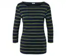 Bild 1 von Gestreiftes Shirt mit 3/4-Arm, navy-grün
