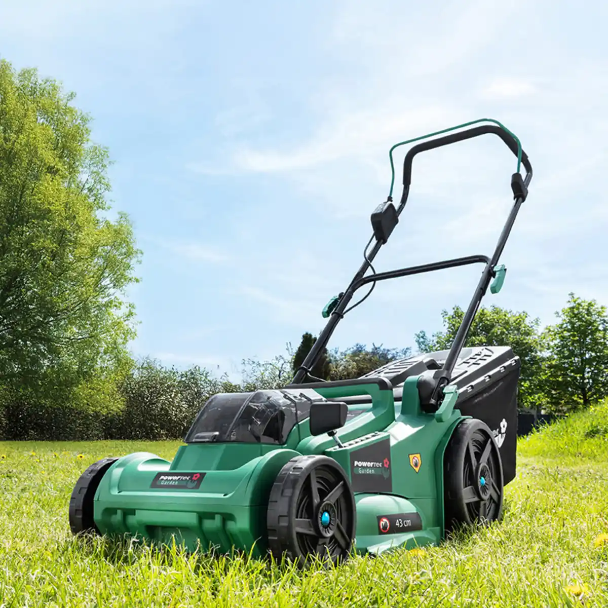 Bild 1 von Powertec Garden Li-Ion Akku-Rasenmäher 40 V / 4 Ah