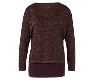 2-in-1-Sportshirt, hazelnut-chocolate