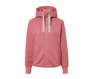 Kapuzen-Sweatjacke, rosé