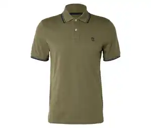 Piqué-Poloshirt, khaki
