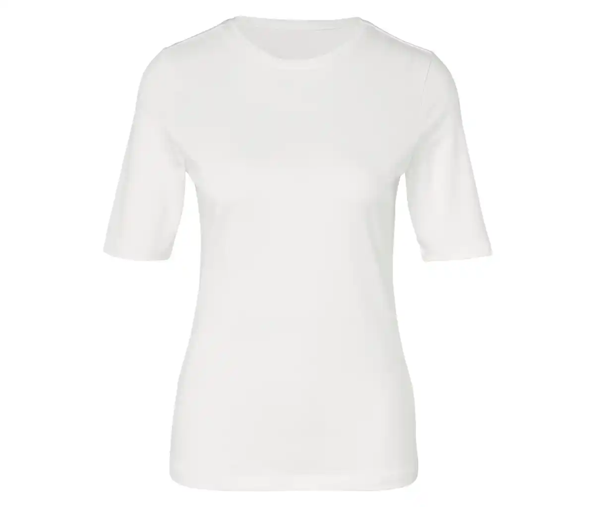 Bild 1 von Basic Halbarmshirt, weiß