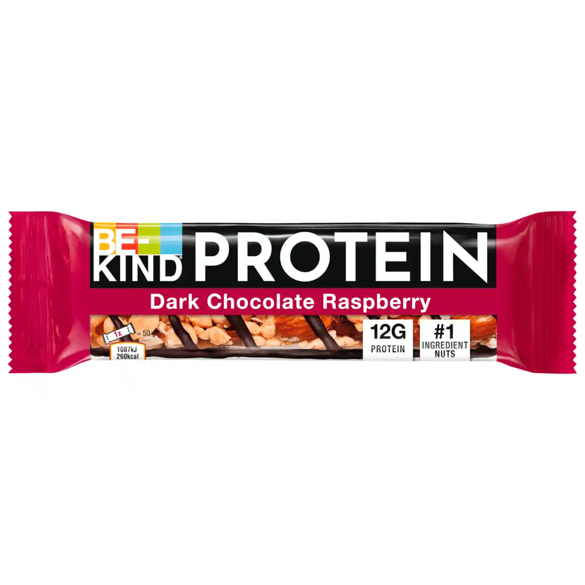 Bild 1 von Be Kind Protein Dark Chocolate Raspberry 50g