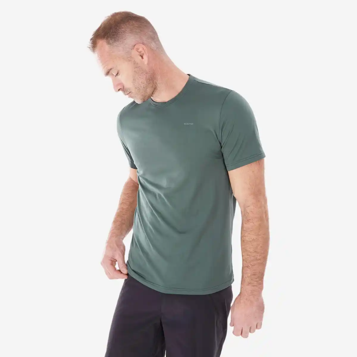 Bild 1 von QUECHUA Wandershirt Herren kurzarm Synthetik - MH100