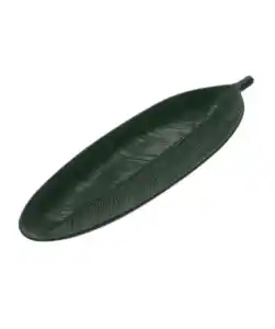 Dekotablett Blatt, grün