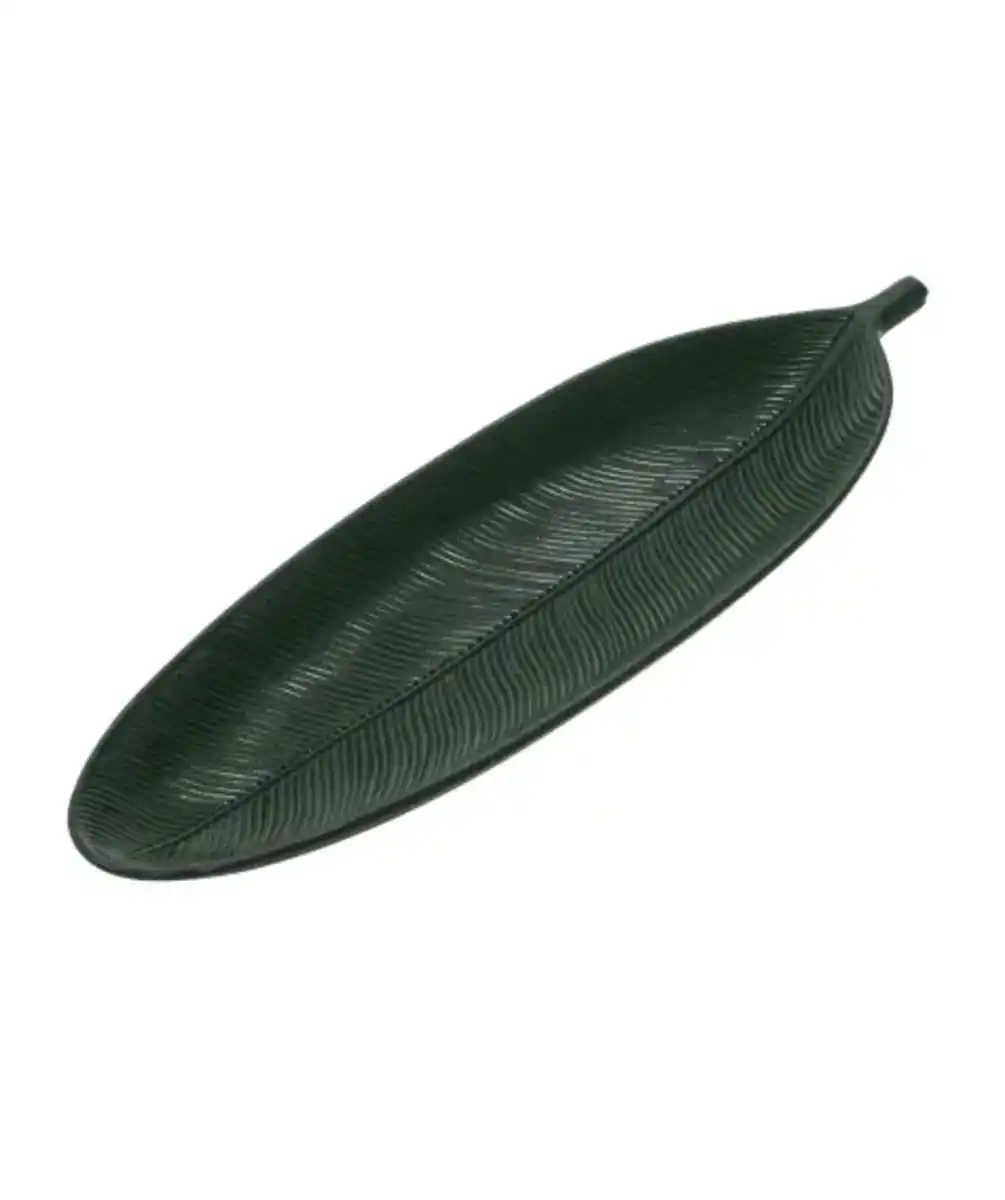 Bild 1 von Dekotablett Blatt, grün