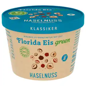 Florida Eis green Haselnuss 500ml