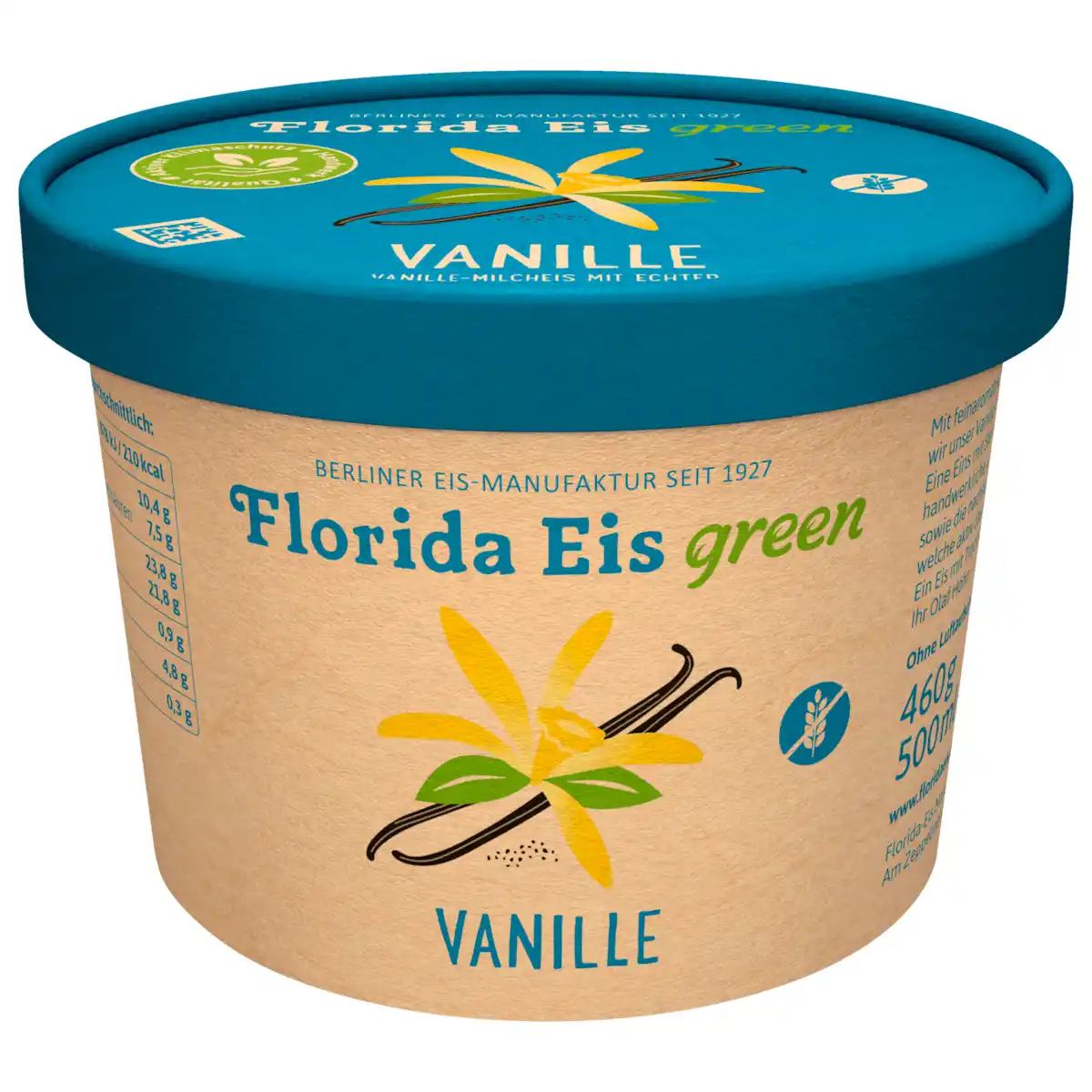 Bild 1 von Florida Eis green Vanille 500ml
