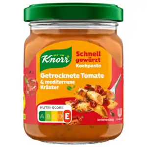 Knorr Kochpaste Getrocknete Tomate & Mediterrane Kräuter 165g