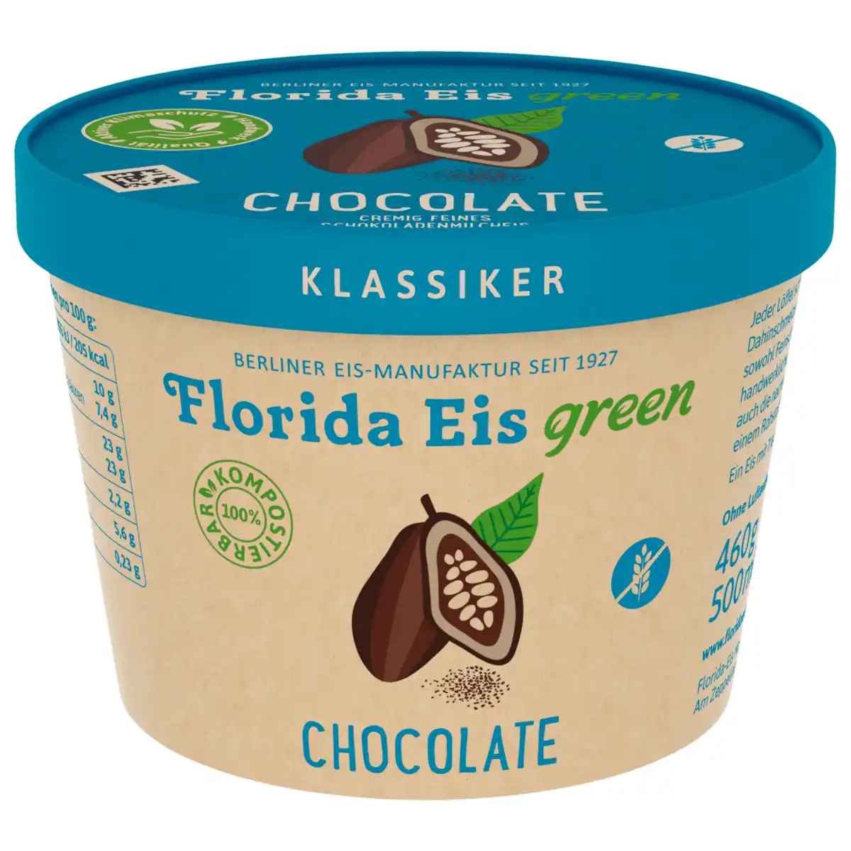 Bild 1 von Florida Eis green Chocolate 500ml