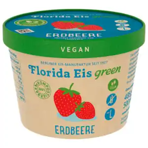 Florida Eis green Erdbeere 500ml