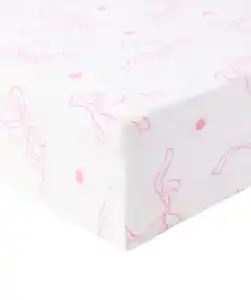 Polycotton-Spannbettlaken, rosa