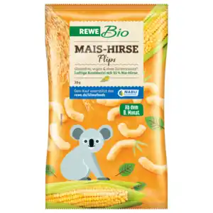 REWE Bio Baby Mais Hirse Flips 30g