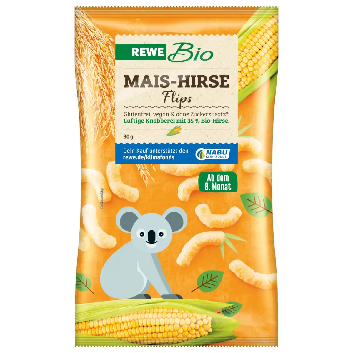 Bild 1 von REWE Bio Baby Mais Hirse Flips 30g