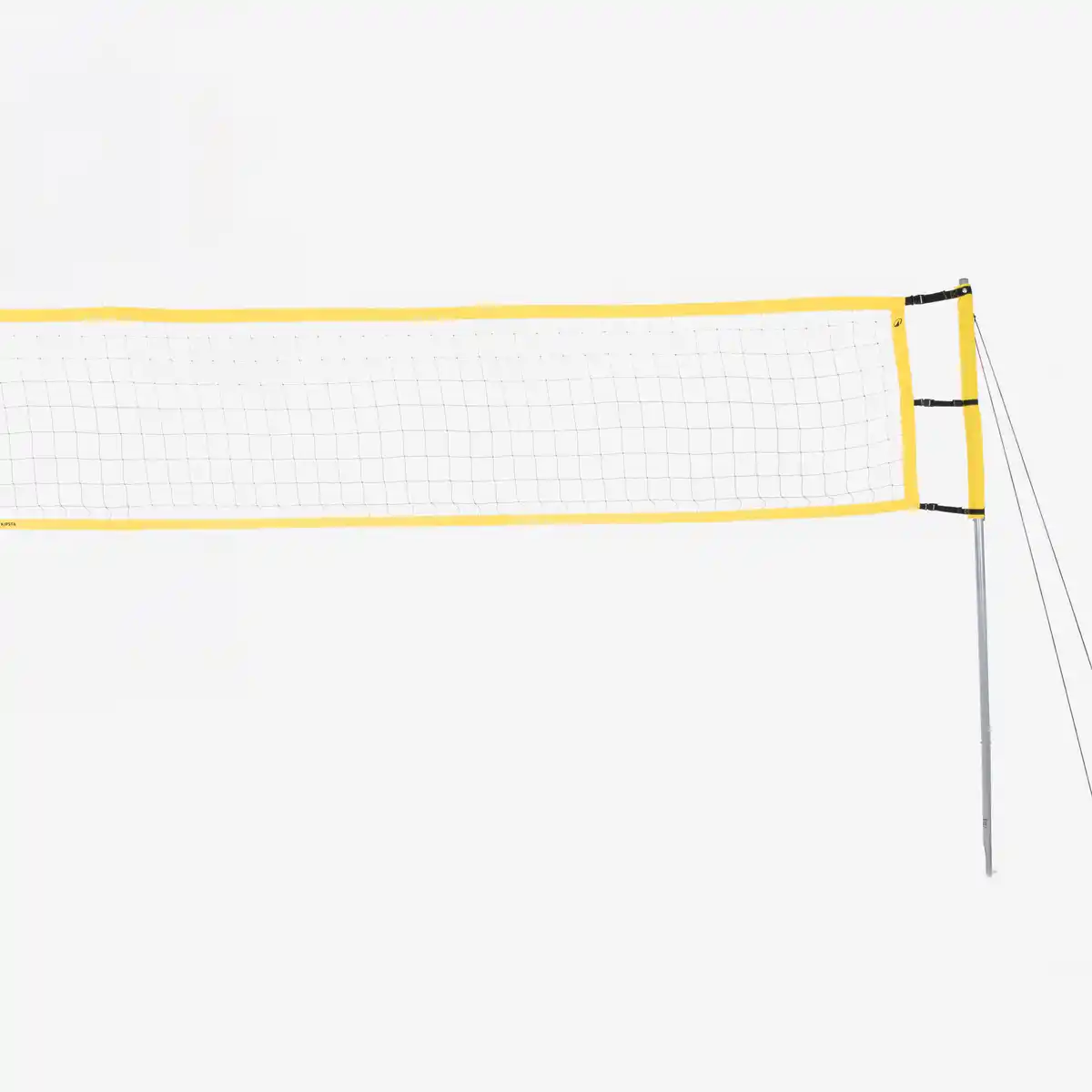 Bild 1 von KIPSTA Beachvolleyballnetz Set offizielle Maße 8 x 16 m drei Höhen - BV900 gelb