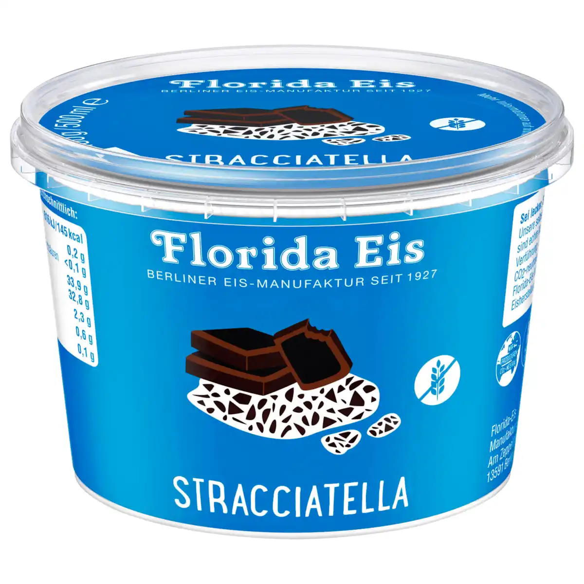 Bild 1 von Florida Eis green Stracciatella 500ml