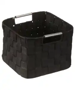Aufbewahrungskorb, schwarz
