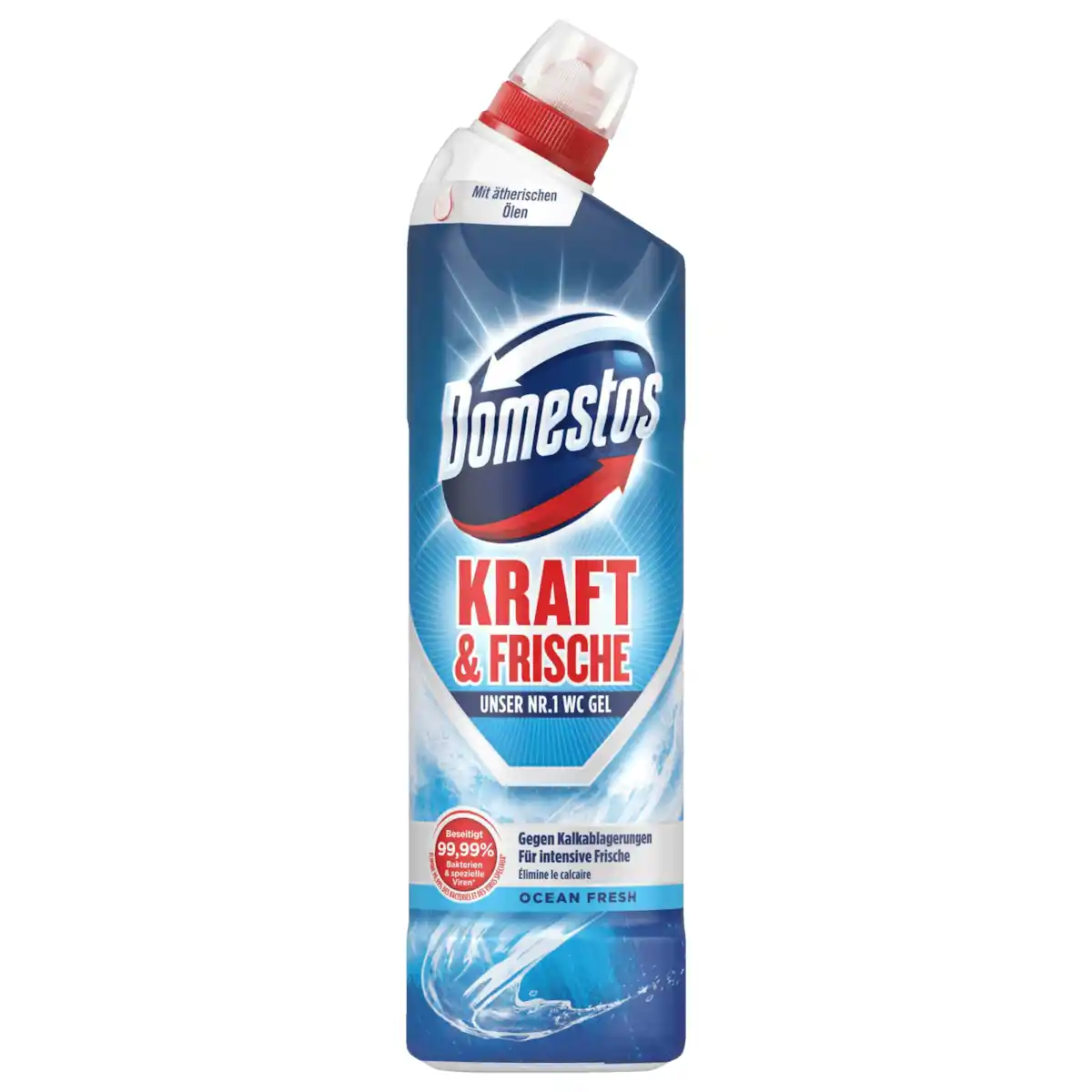 Bild 1 von Domestos Kraft & Frische WC Gel Ocean Fresh 750ml