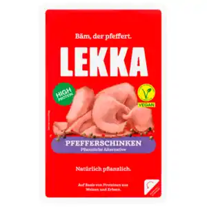 Lekka Natürlich Pflanzlich Pfefferschinken Vegan 70g