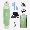 Bild 1 von DECATHLON SUP Set Stand up Paddle aufblasbar wandelbar 10'6 - 100 grün