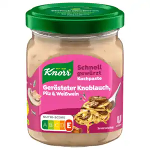 Knorr Kochpaste schnell gewürzt gerösteter Knoblauch 165g