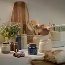Bild 2 von BRUGDHAJ Dose mit Deckel, beige, 0.3 l