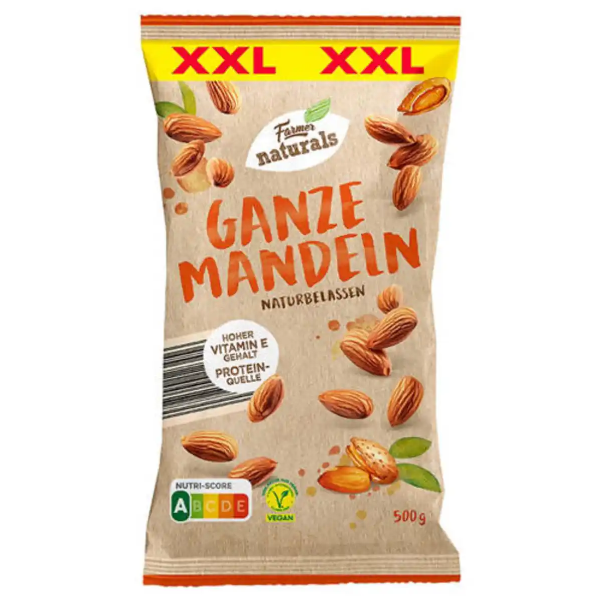 Bild 1 von FARMER NATURALS XXL Mandeln natur 500 g