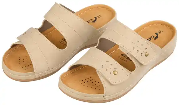 Bild 2 von CAMPRELLA Damen-Comfort-Pantoletten, Paar