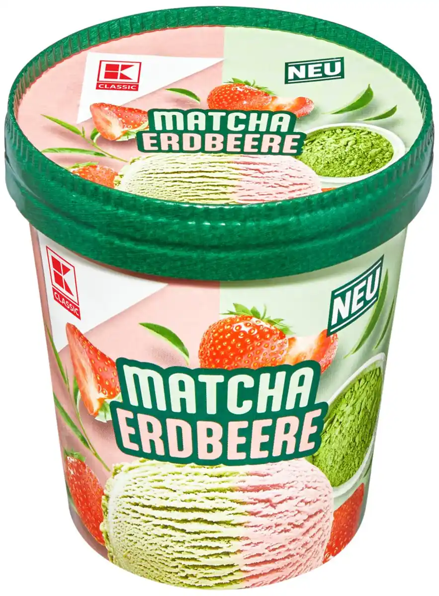 Bild 1 von K-CLASSIC Matcha-Eis, 500-ml-Becher
