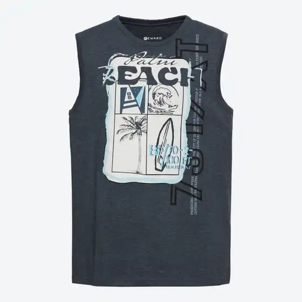 Bild 2 von Herren-Muskelshirt mit Frontaufdruck