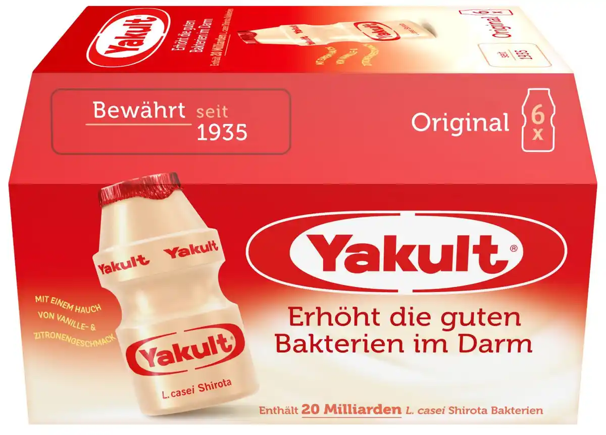 Bild 1 von YAKULT Fermentiertes Getränk, 6 x 65-ml-Packg.