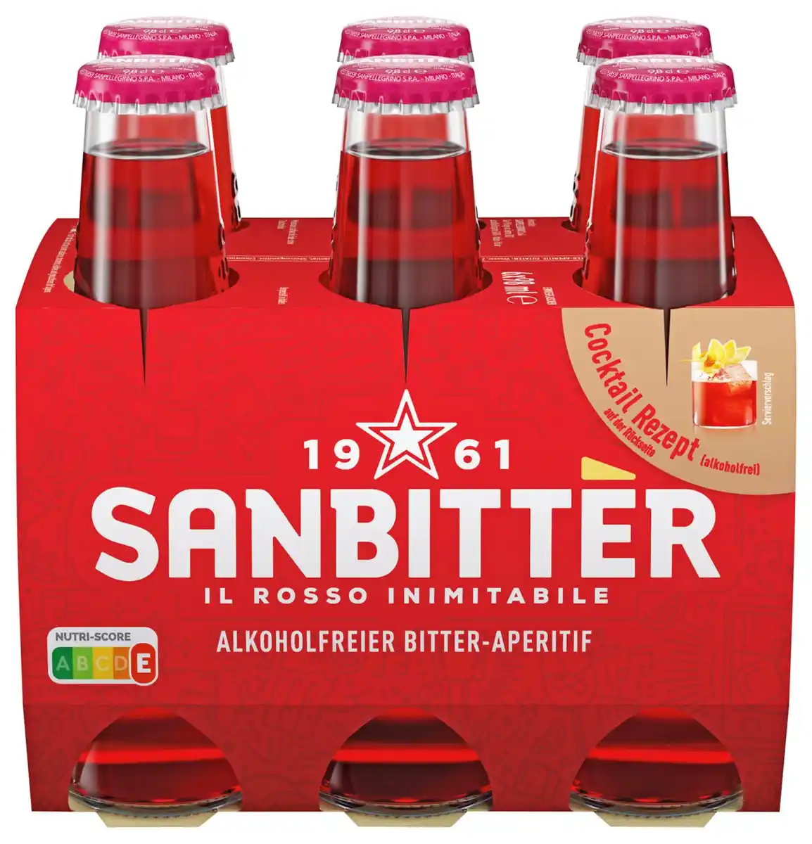 Bild 1 von SANPELLEGRINO Sanbittèr, Packg. 6 x 0,098-l-Fl.