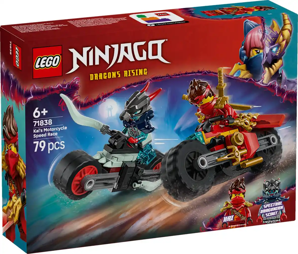 Bild 1 von LEGO NINJAGO »Kais Motorradrennen« Spielset 71838, 79-teilig