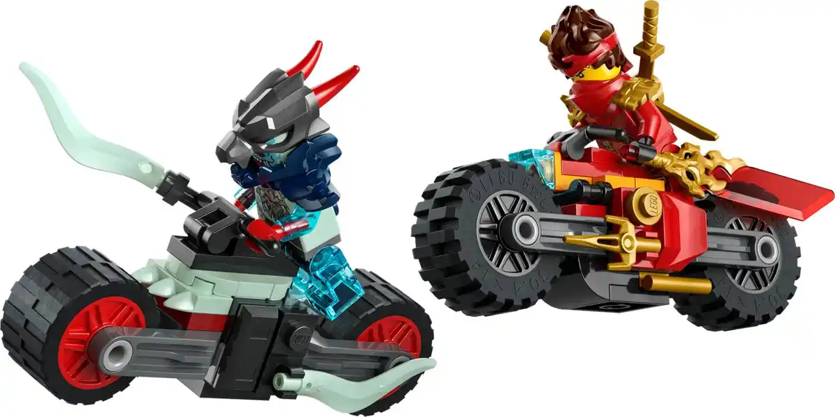 Bild 2 von LEGO NINJAGO »Kais Motorradrennen« Spielset 71838, 79-teilig