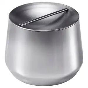 AFTONHAJ Gefäß mit Deckel, Edelstahl, 0.6 l