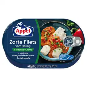 Heringsfilet 200 g, Paprika Creme