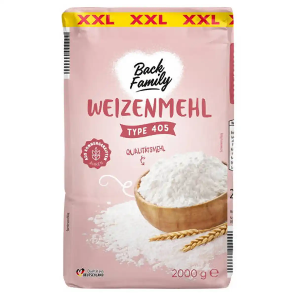 Bild 1 von BACK FAMILY Weizenmehl Type 405 2 kg