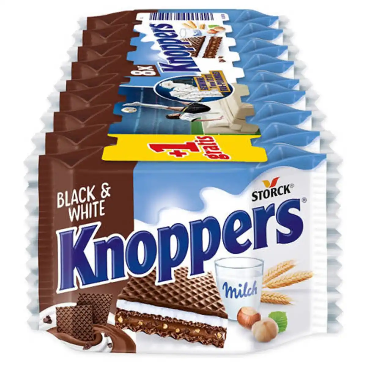 Bild 1 von STORCK Knoppers 200 g, Black and White