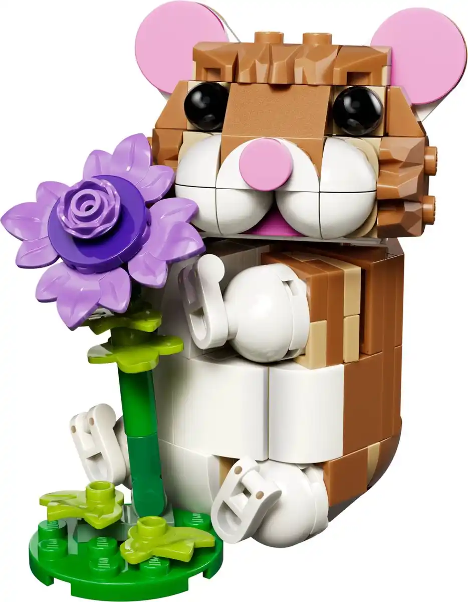 Bild 2 von LEGO CREATOR »Hamster mit Blume« 3-in-1-Set 31376, 166-teilig