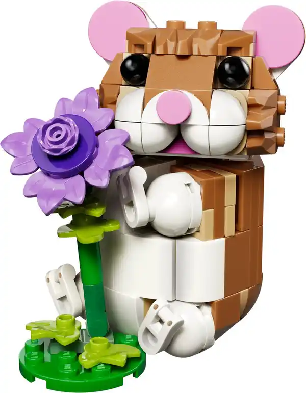 Bild 2 von LEGO CREATOR »Hamster mit Blume« 3-in-1-Set 31376, 166-teilig