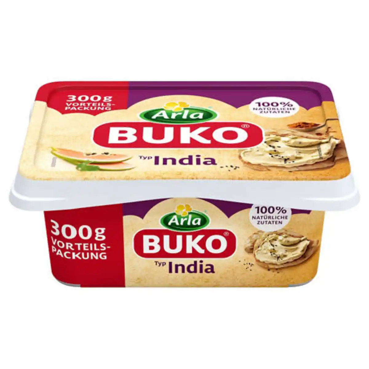 Bild 1 von Buko Frischkäse 300 g, Indian Curry